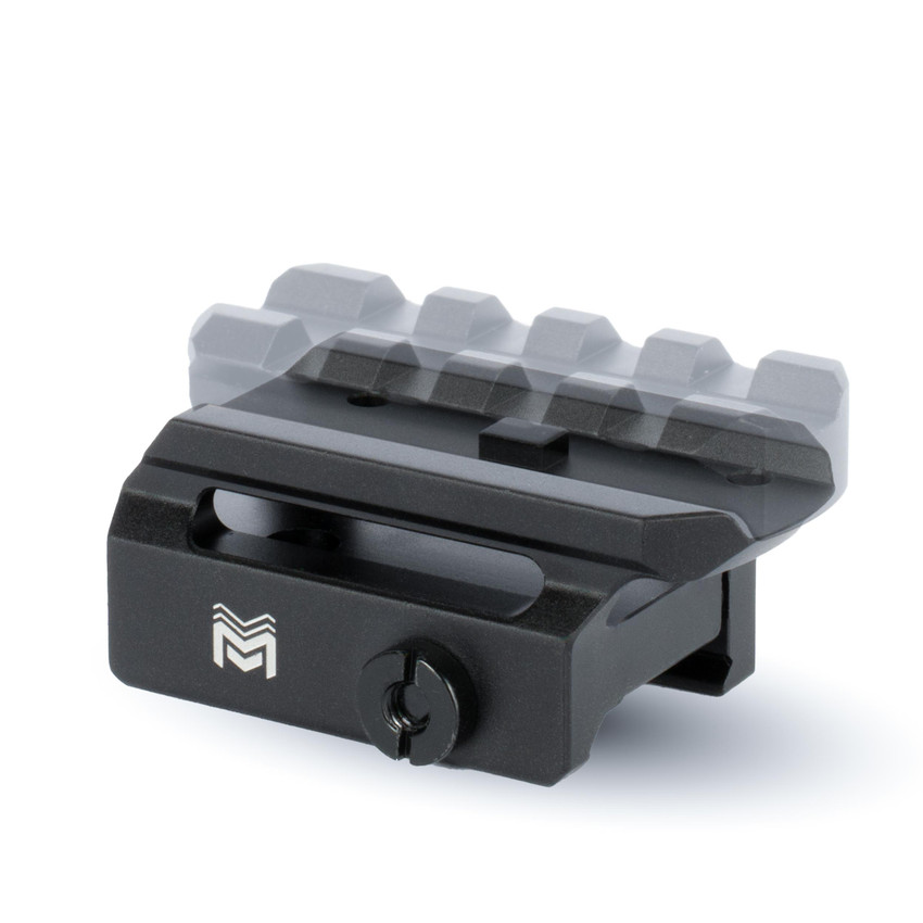 Shrapnel Red Dot Riser Mount w/ Quick Release & Removable Picatinny for Aimpoint T1/T2 Accessories Monstrum