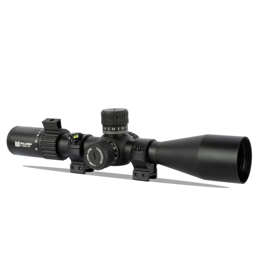 Challenger 3-15x50 FFP Scope with Zero Stop - MM4 - MIL-Dot Reticle