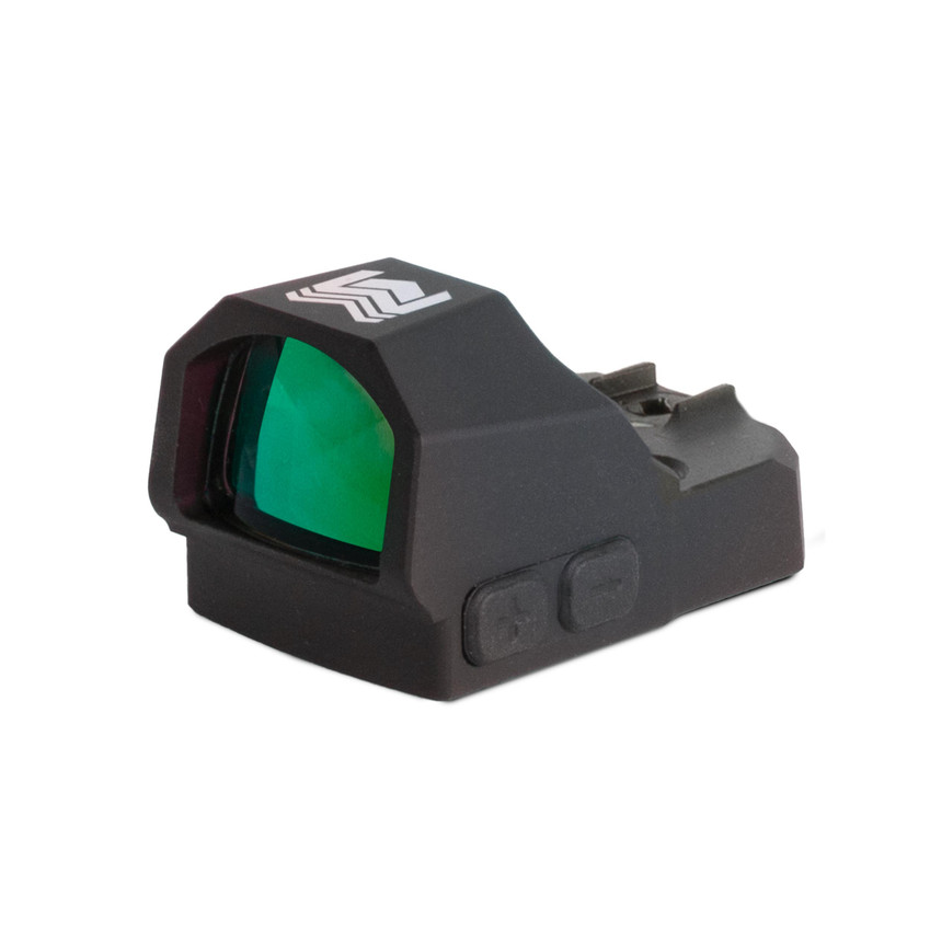 Monstrum Nitro+ Pistol Red Dot w/ 3 MOA Dot | RMR with Rear Backup Sights- V2 Angled Hood Monstrum Nitro+ Pistol Red Dot w/ 3 MOA Dot | RMR with Rear Backup Sights- V2 Angled Hood