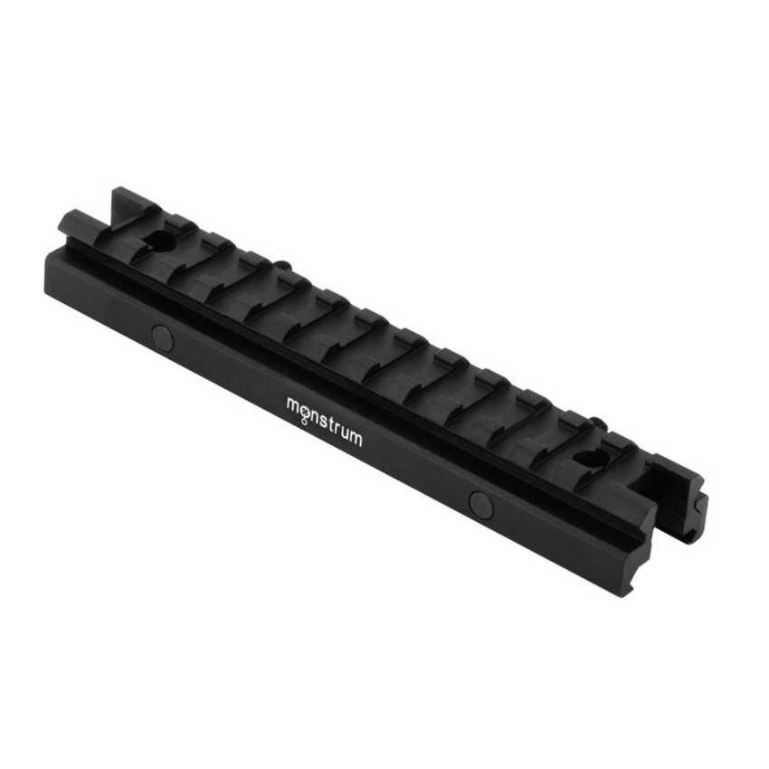 Low Profile Picatinny Riser Mount for Scopes and Optics Accessories Monstrum Low Profile Picatinny Riser Mount for Scopes and Optics Accessories Monstrum