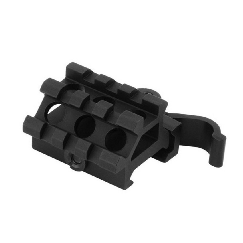 Dual Rail 45/90 Degree Picatinny Riser Mount Red Dots and Sights