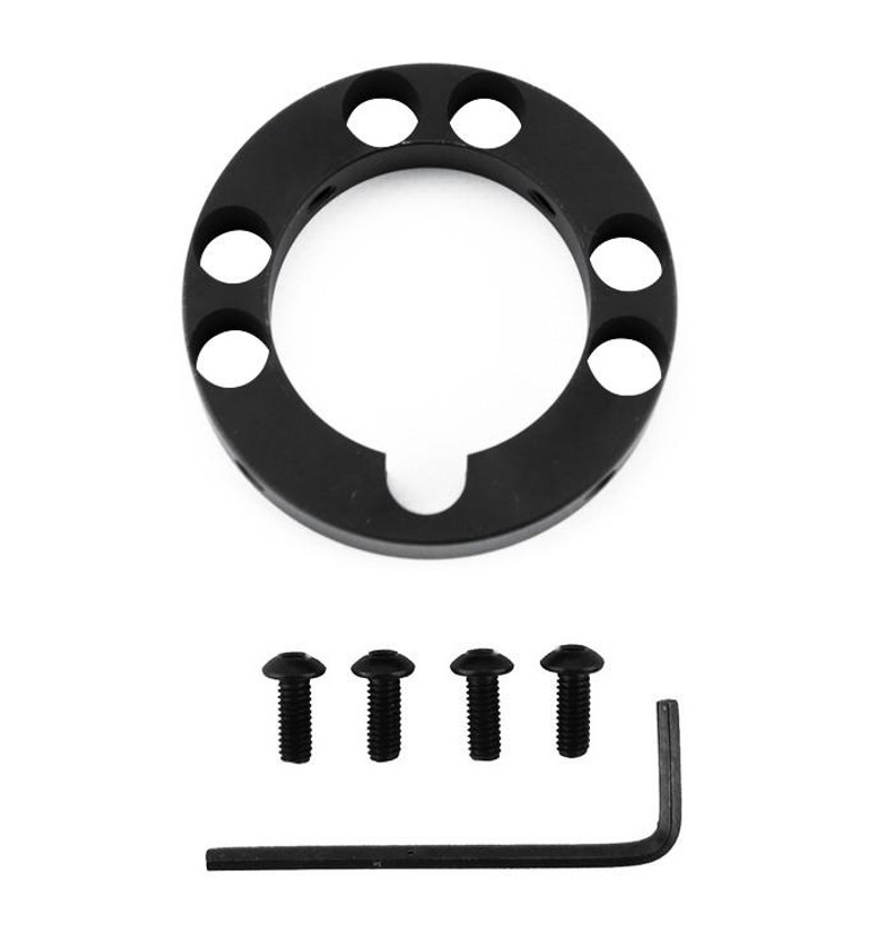 End Cap for LR-308 Free Float Quad Rail/KeyMod Handguards - Black LR-308 Monstrum