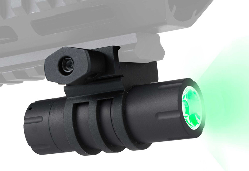 Ultra-Compact 100 Lumen LED Flashlight - Green Light-1 Rifle Lights Monstrum