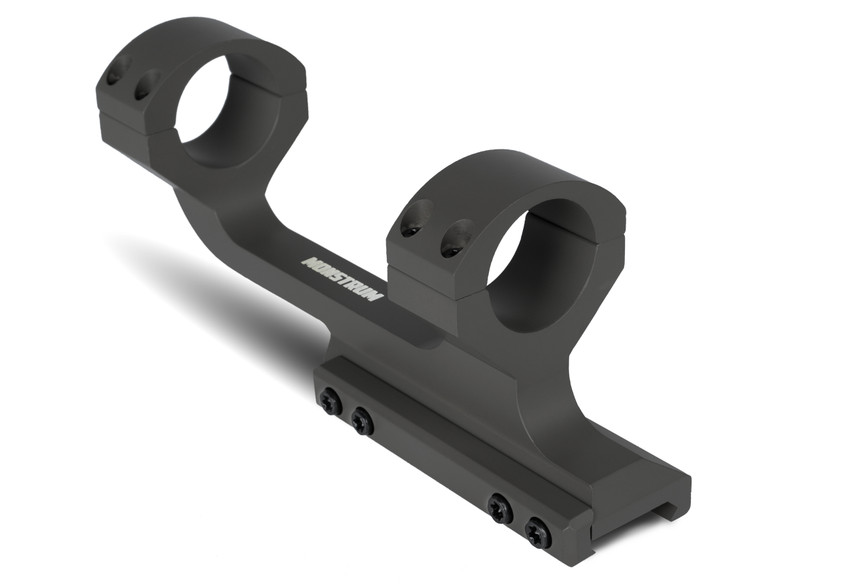 Extended Series Offset Cantilever Picatinny Scope Mount - 1 inch