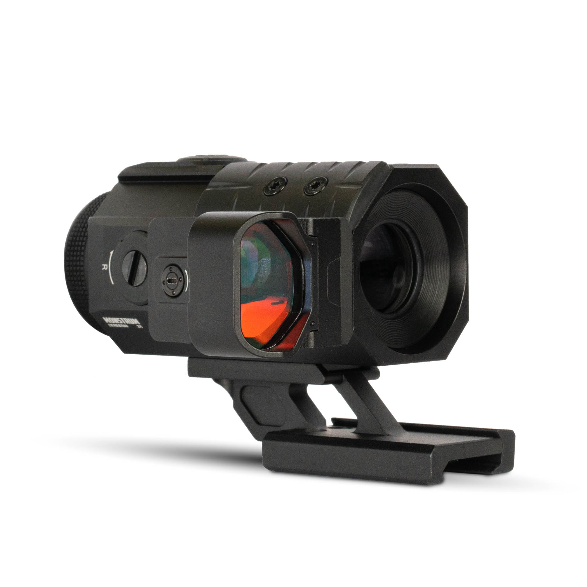Monstrum Cerberus 3X Prism Scope with Sidecar Red Dot