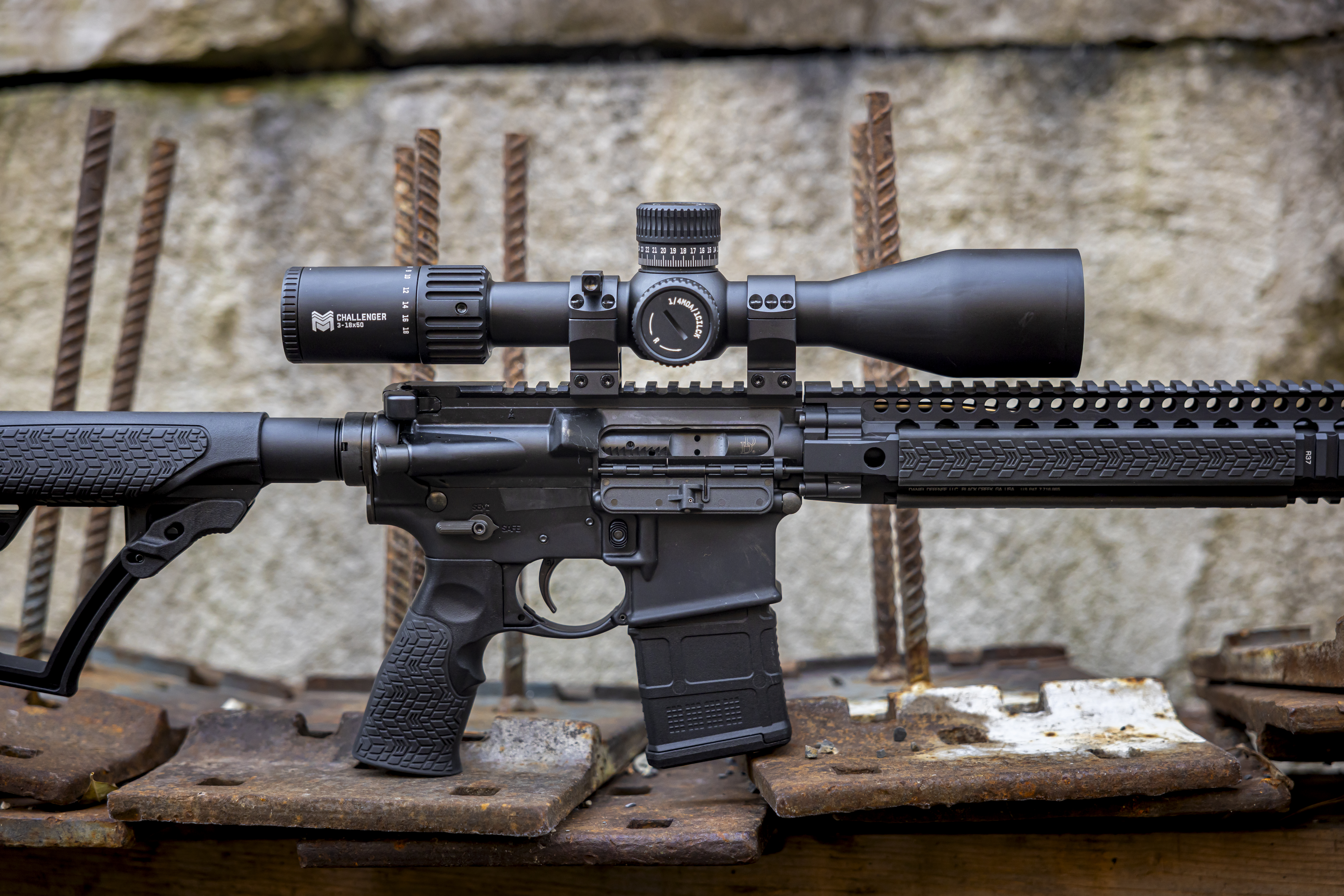 Monstrum Challenger 3-18x50 FFP Magnification Comparison