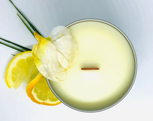 Wood Wick Candle Tin - Lust Wood Wick Candle Tin - Lust