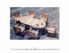 CLASSIC TEAK DINING SET (6-seat) - out of stock