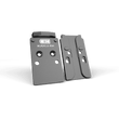 CHPWS Red Dot Optic Adapter Plate - Walther Defense PDP 2.0 to Trijicon RMR / SRO / Holosun 407C / 507C / 507Comp / 508T / C&H EDC-XL / COMP