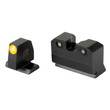 XS Sights R3D 2.0 Suppressor Height Tritium Night Sights for Smith & Wesson M2.0 Full Size & Compact Optic Ready - Orange Front