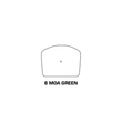 Swampfox Justice II red dot sight pistol optic 6 MOA green reticle