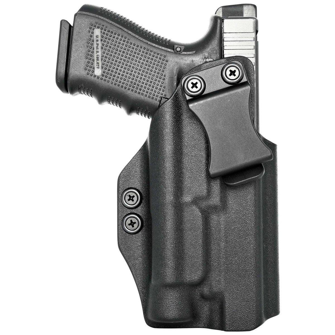 Glock 17 IWB Kydex Holster with Claw, Metal Belt Clip - Optic Ready, 0