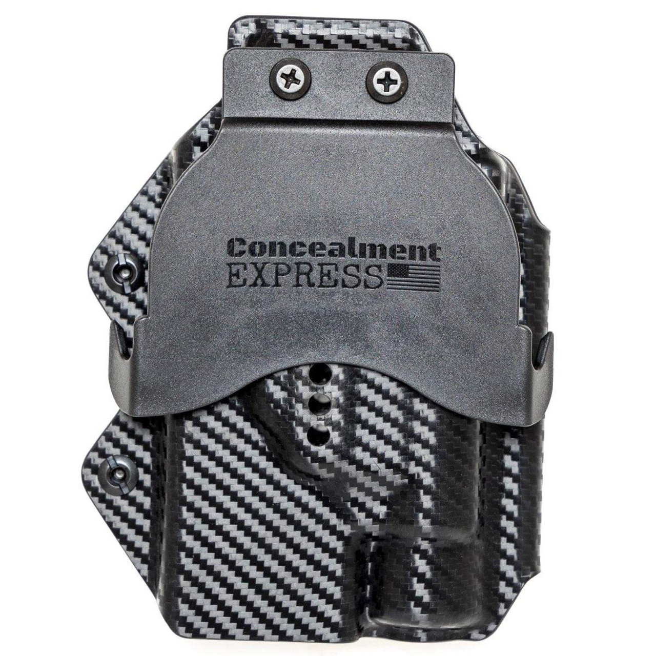 Rounded LUX V2 EXT Weapon Light Bearing IWB / OWB Kydex Holster for Streamlight TLR-1