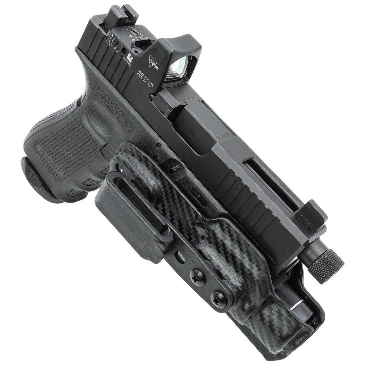 Rounded X-FER Light Bearing Ambidextrous IWB Kydex Holster for Streamlight TLR-1