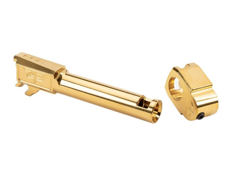 Zaffiri Precision Threadless Compensator for Sig P365 - TiN (Gold