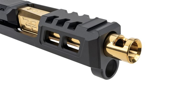 Zaffiri Precision Threadless Compensator for Sig P365 - TiN (Gold