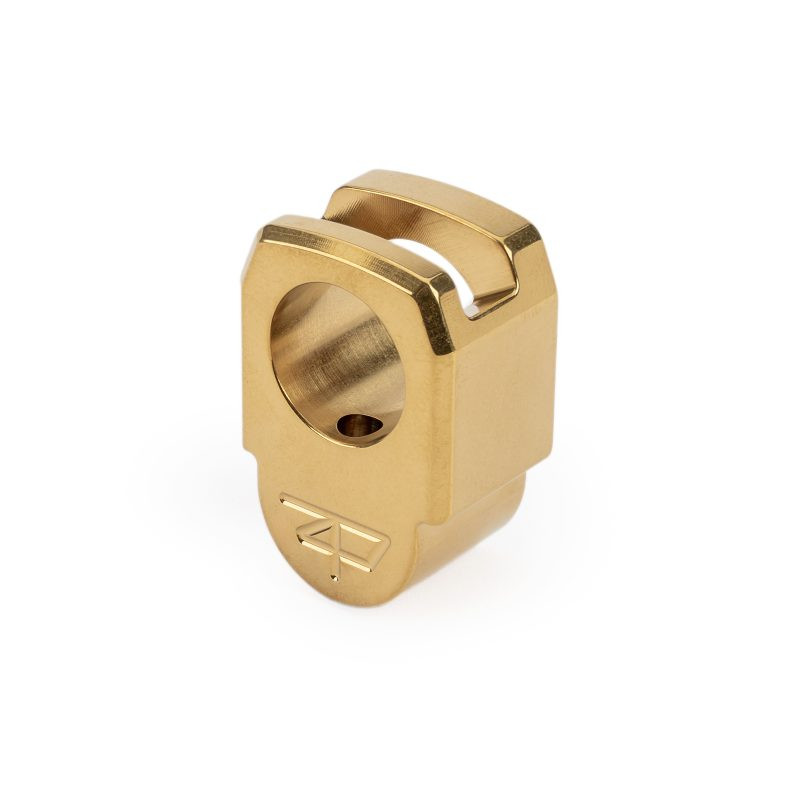 Zaffiri Precision Threadless Compensator for Sig P365 - TiN (Gold