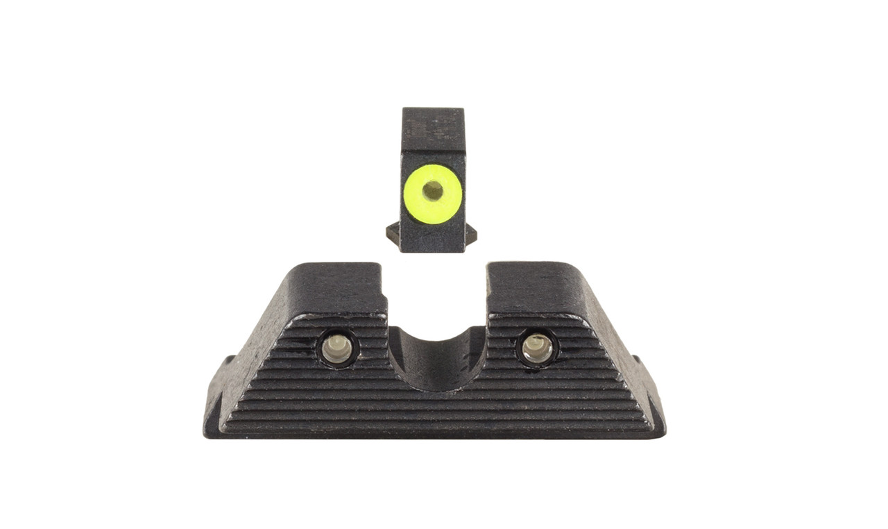Trijicon HD Night Sights for Glock 42, 43, 43X & 48 - Yellow Front