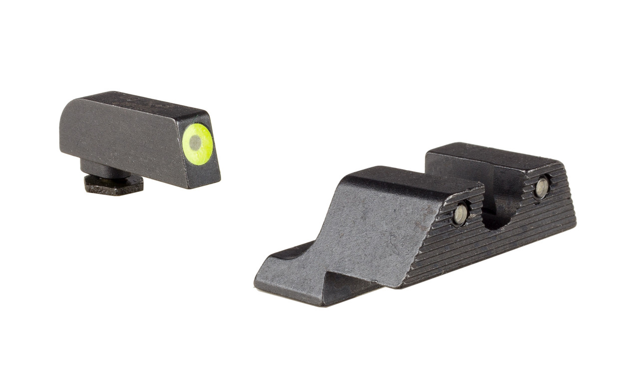 Trijicon HD Night Sights for Glock 42, 43, 43X & 48 - Yellow Front