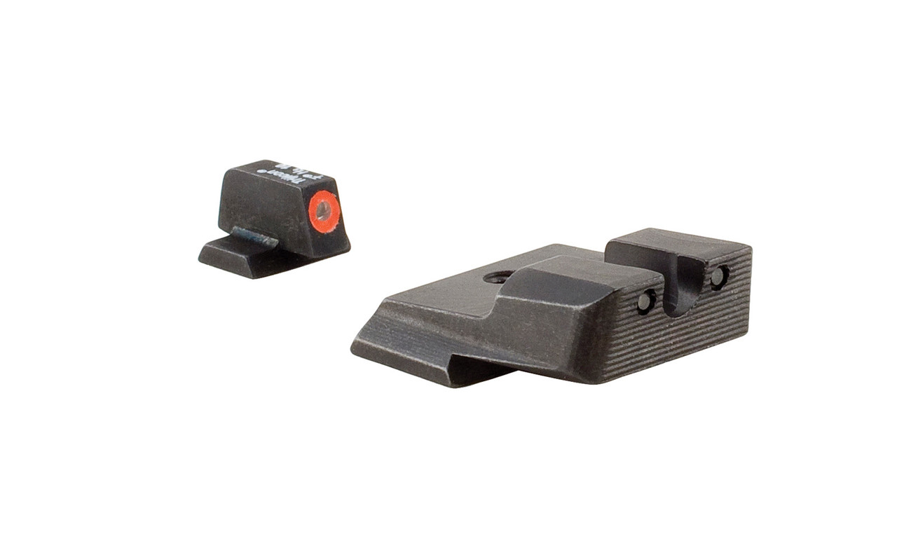 Trijicon HD Night Sights for Smith & Wesson M&P / SD9 / SD40 - Orange Front