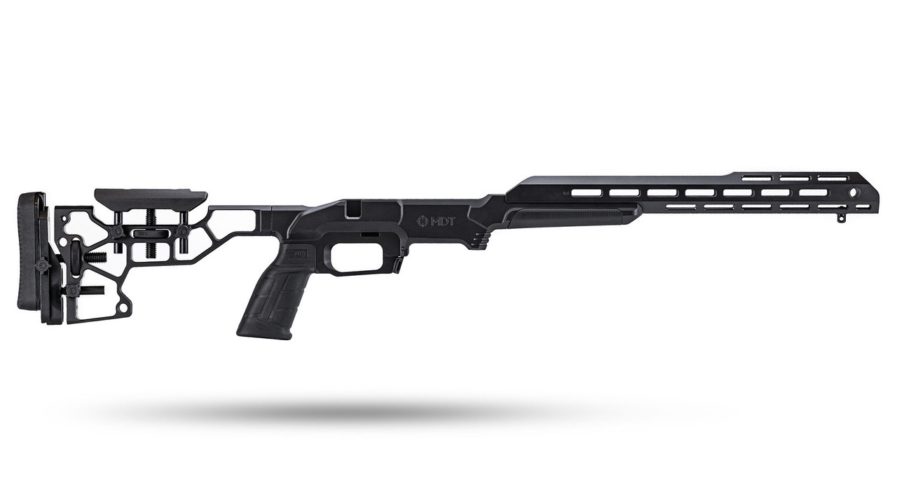 MDT ESS Rifle Chassis for Remington 700 Short Action - Black