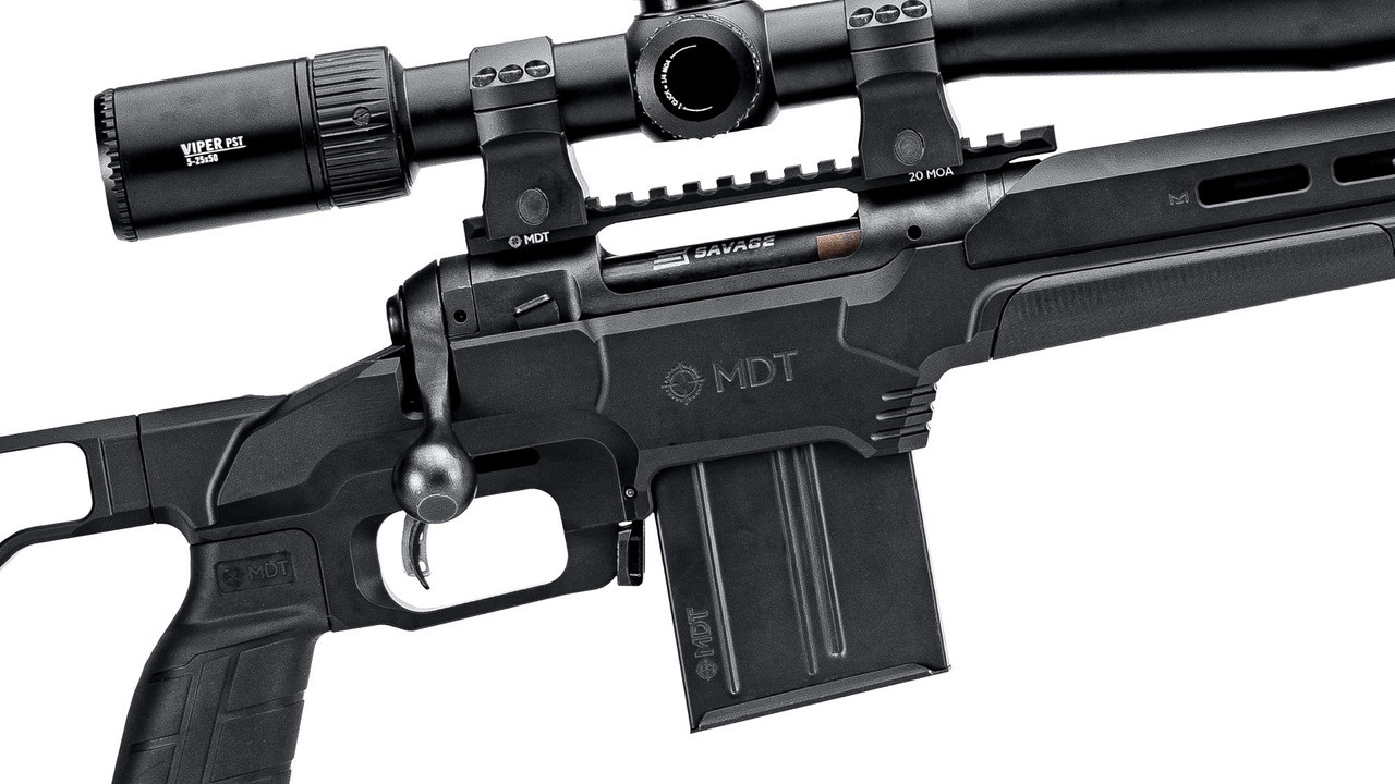 MDT ESS Rifle Chassis for Remington 700 Short Action - Black