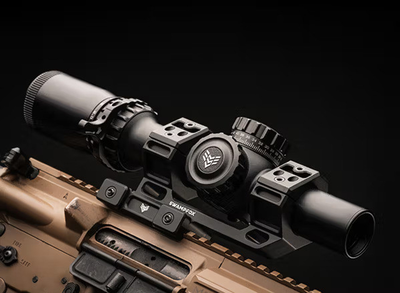 Swampfox Tomahawk II LPVO Rifle Scope 1-6x24 30mm - BDC Reticle