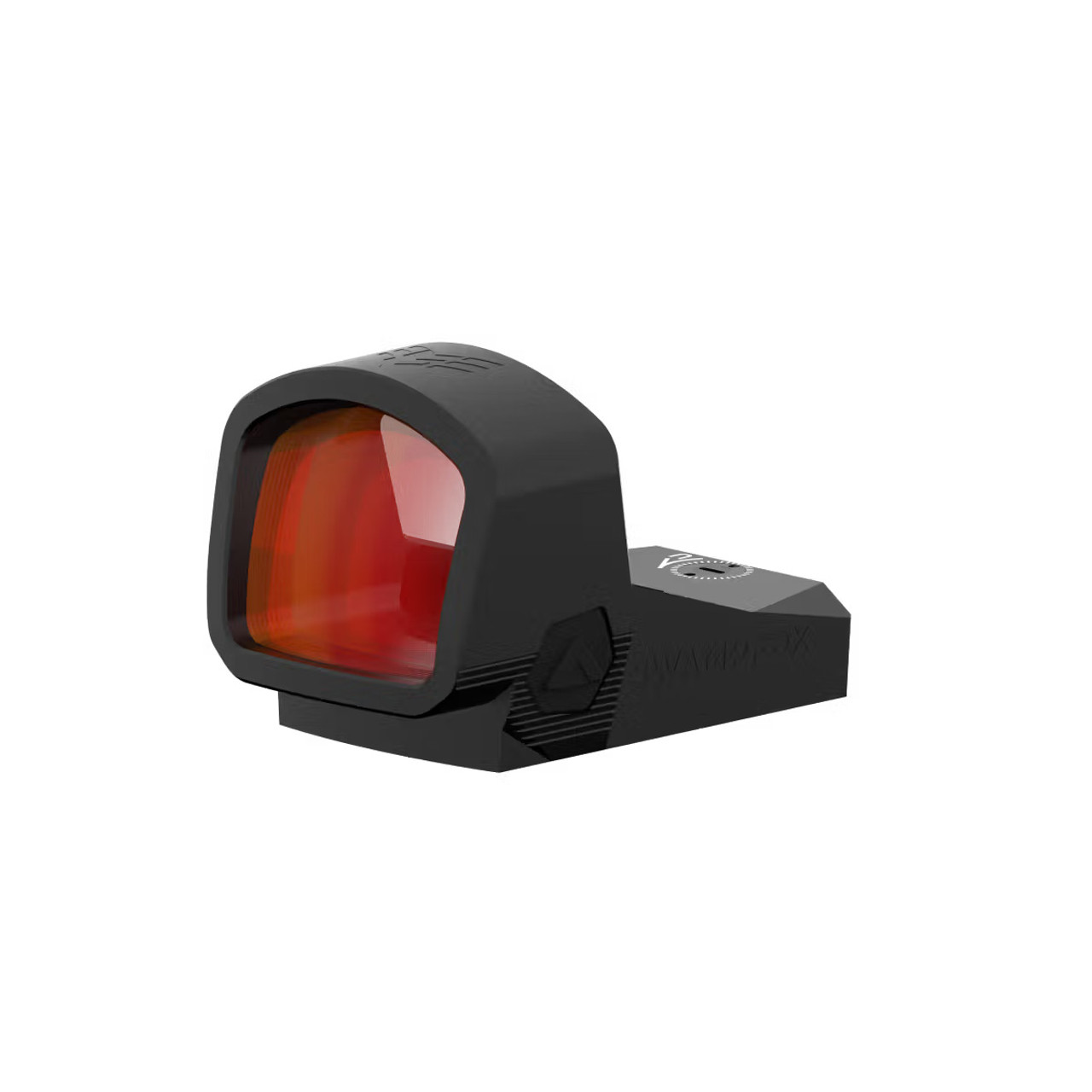 Swampfox Justice II red dot sight pistol optic angled left front