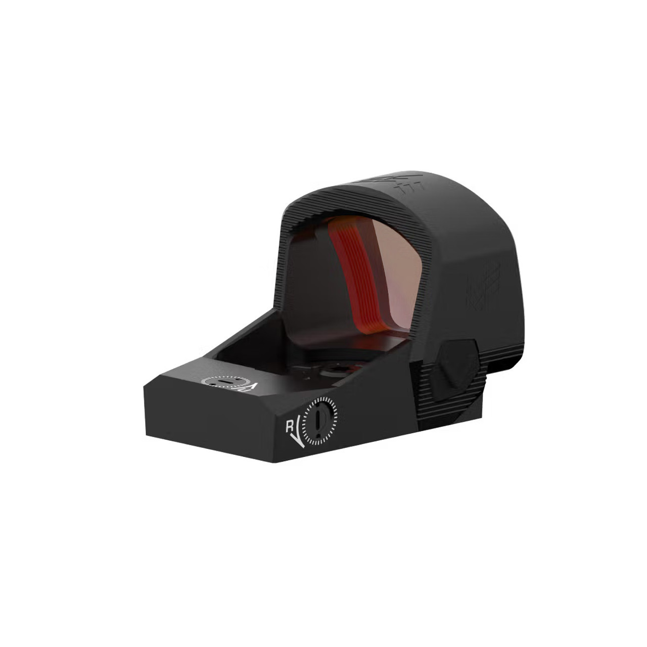 Swampfox Justice II red dot sight pistol optic angled right rear