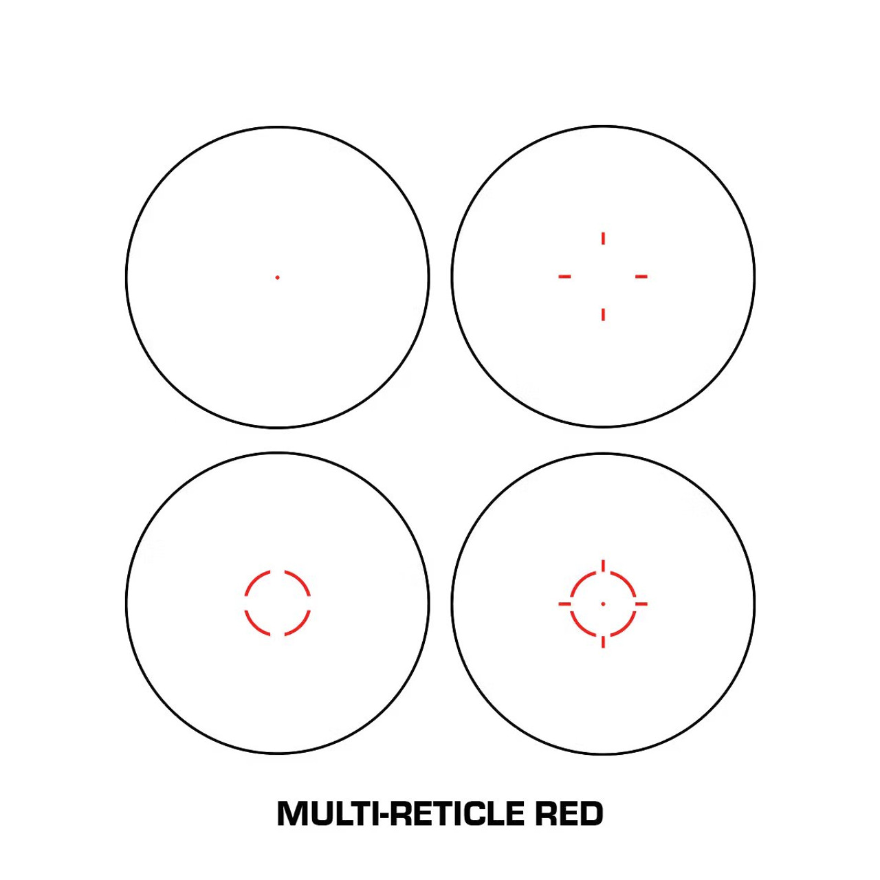 Swampfox Liberator II Red Dot Sight  - Multi Reticle Red