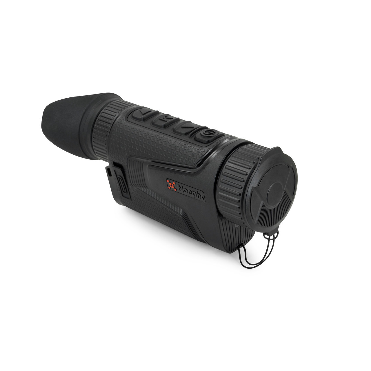 Nocpix LUMI H35 Compact Thermal Monocular Top right side view cap on