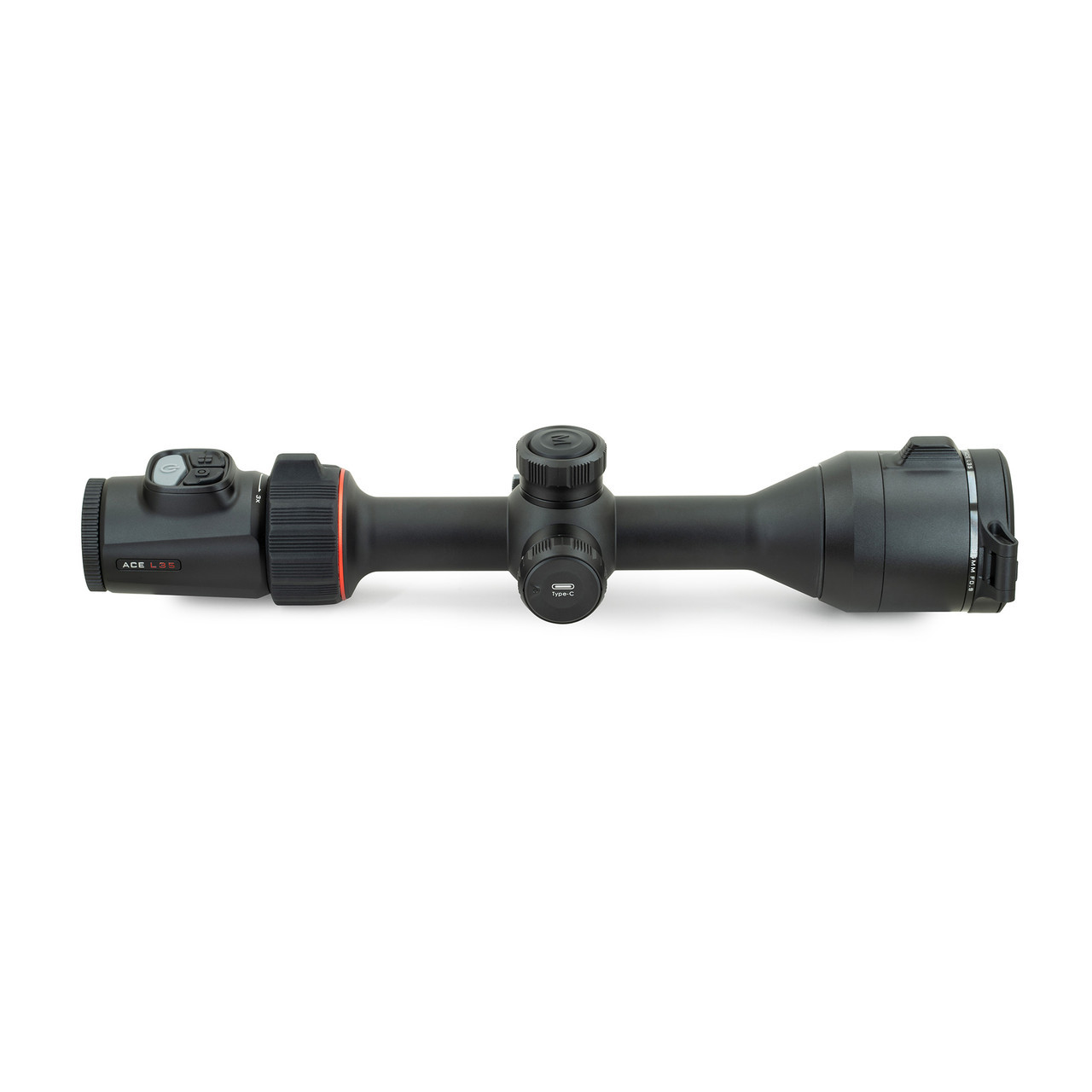 Nocpix ACE L35 Thermal Rifle Scope Right side view cap on