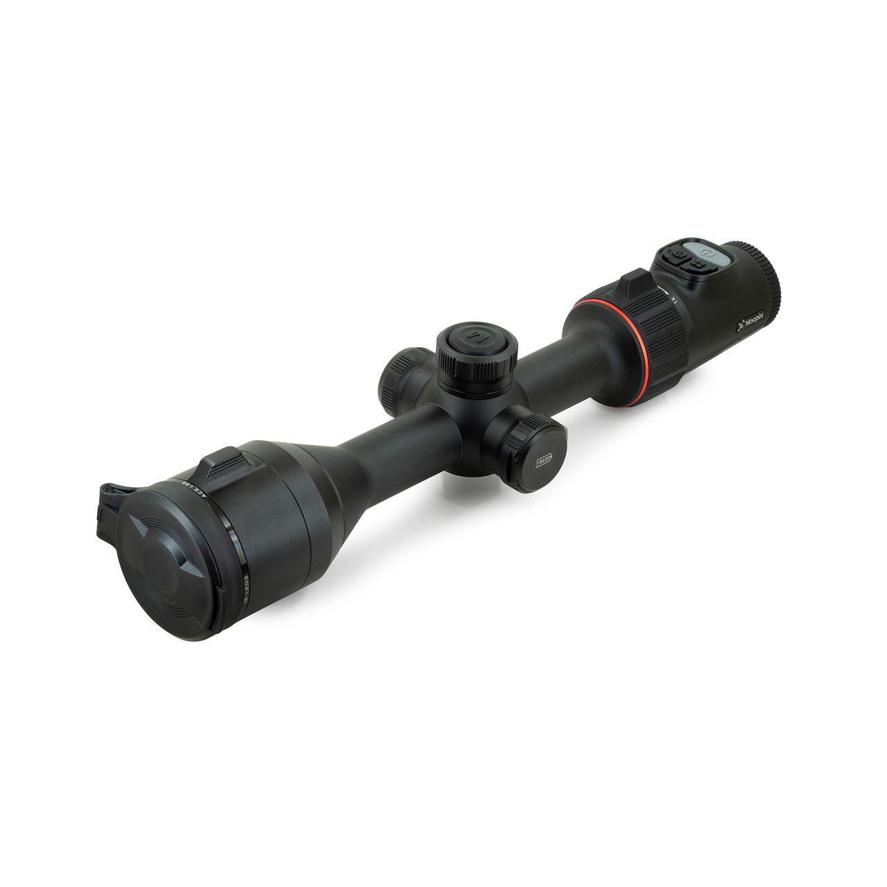 Nocpix ACE L35 Thermal Rifle Scope Top left side view cap off