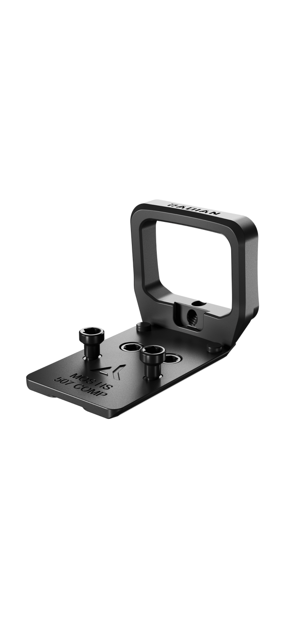 Radian Guardian + Six - Optic Mount & Guard with Backup Sights - Glock MOS with Holosun 507COMP