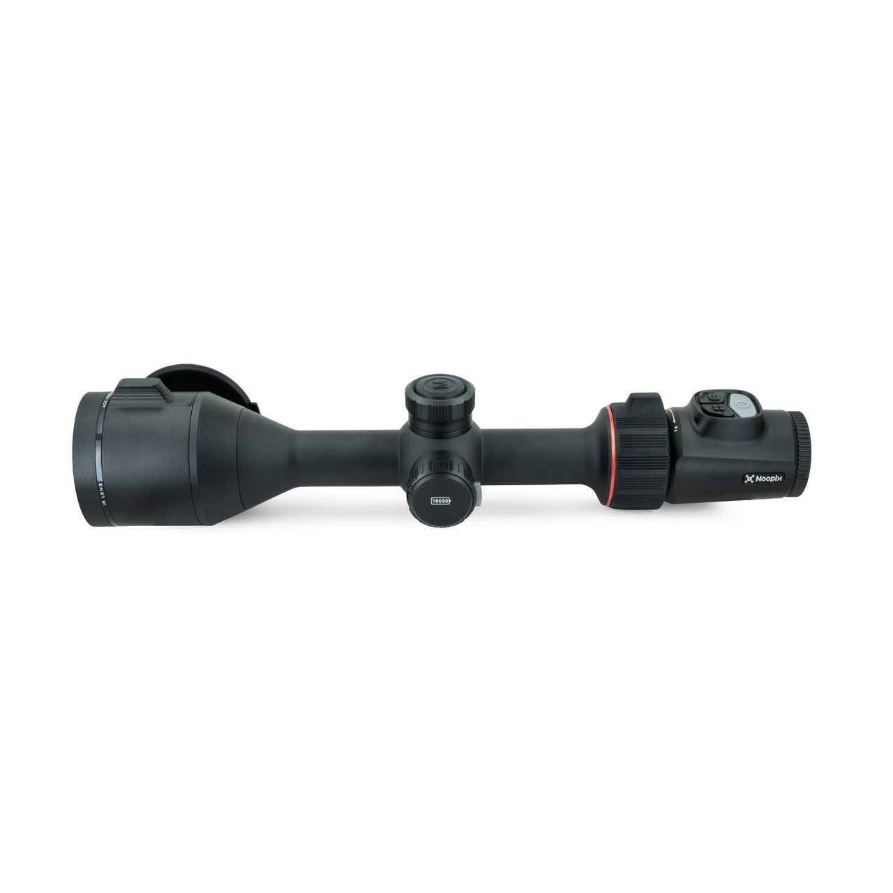 Nocpix ACE H50 Thermal Rifle Scope Rear Left side view cap off