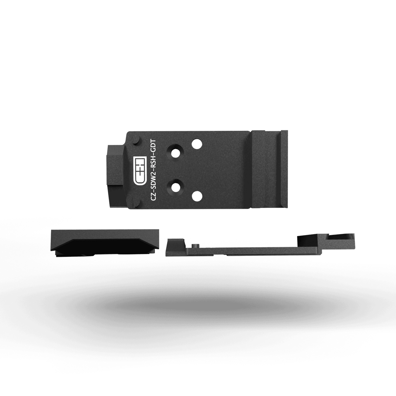 CHPWS Red Dot Optic Adapter Plate - CZ Shadow 2 Optic Ready to Trijicon RMR / SRO / Holosun 407C / 507C / 507Comp / 508T / C&H EDC-XL / COMP
