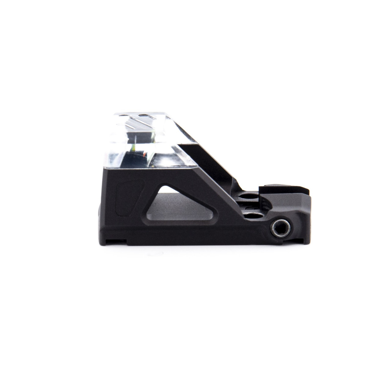 Shield Sights OMSsc Open Mini Sight Sub Compact Red Dot Left side profile