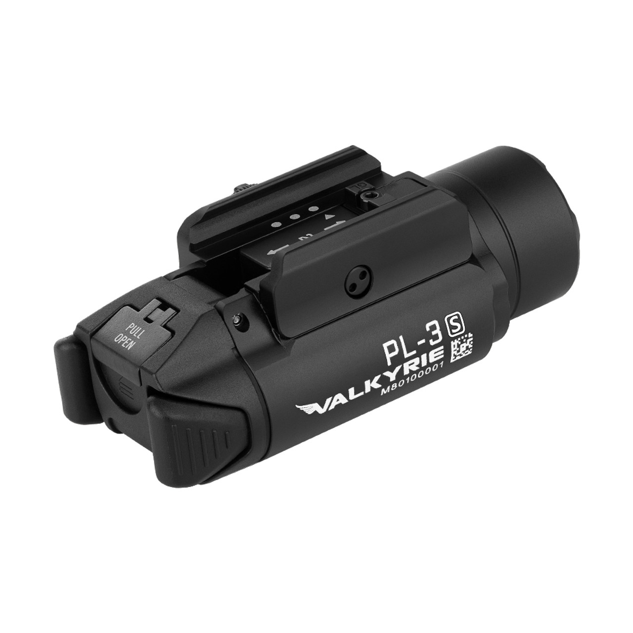 Olight PL-3S Valkyrie Weapon Mounted Light Rear Top Right View