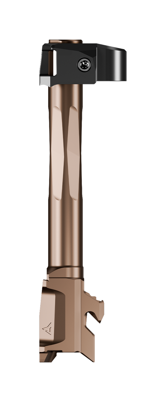 Radian Afterburner Ramjet for Glock 48 Bronze side view assembled