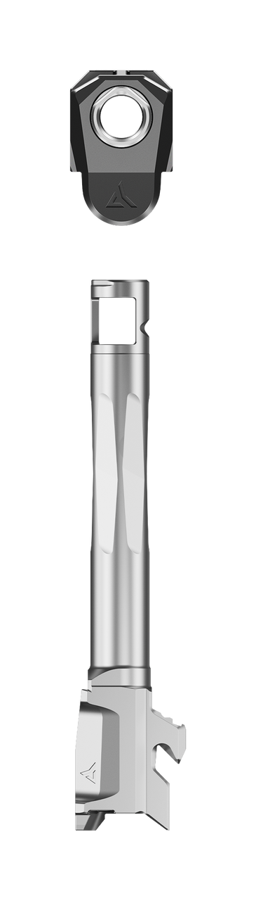 Radian Afterburner Ramjet for Glock 48 Grey side and front view