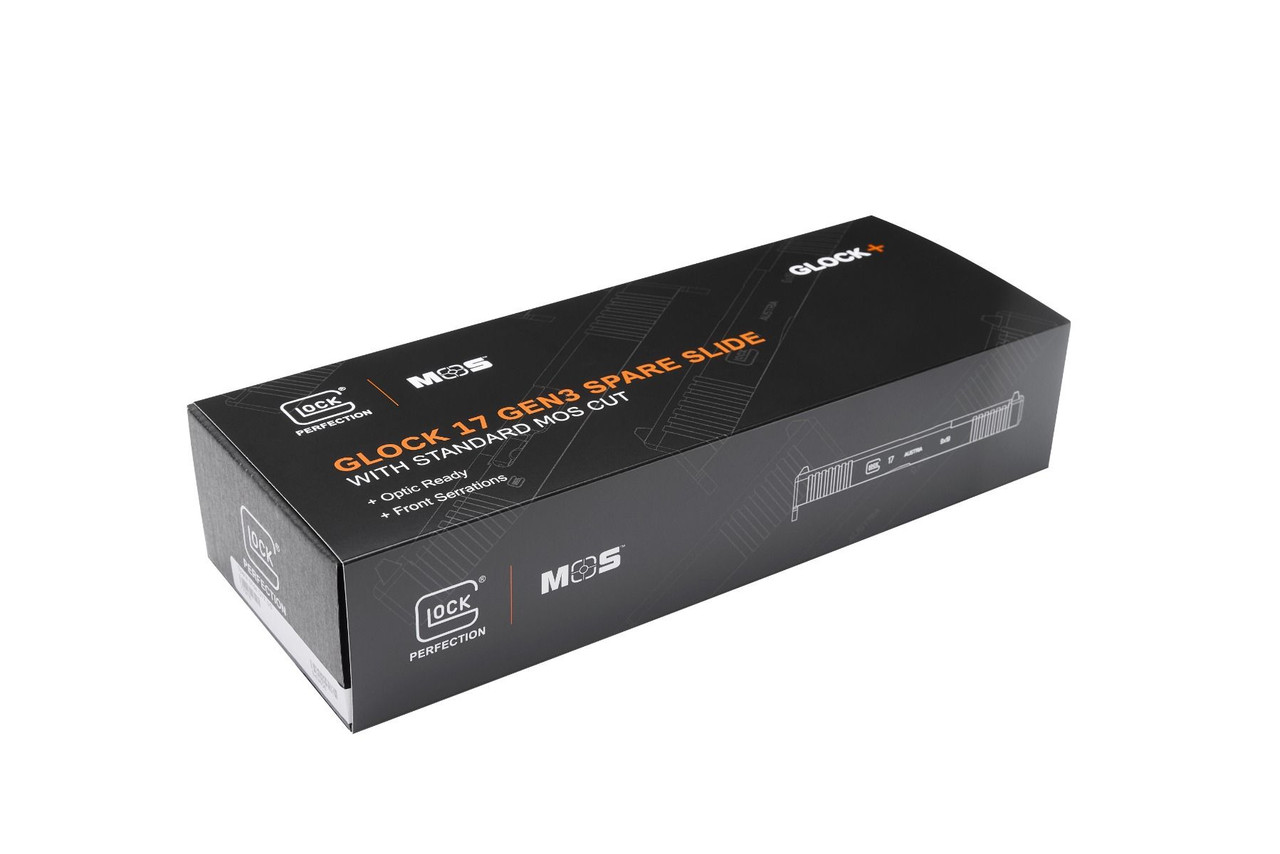 Glock 19 Gen 3 MOS Cut OEM Factory Replacement Slide box packaging