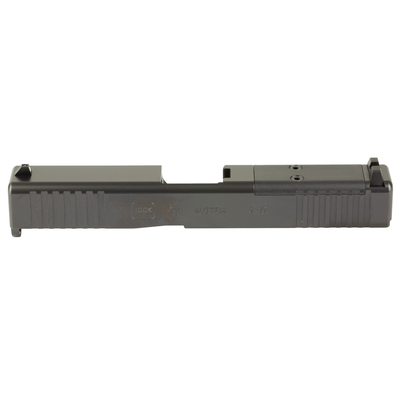 Glock 19 Gen 3 MOS Cut OEM factory replacement slide top right side view