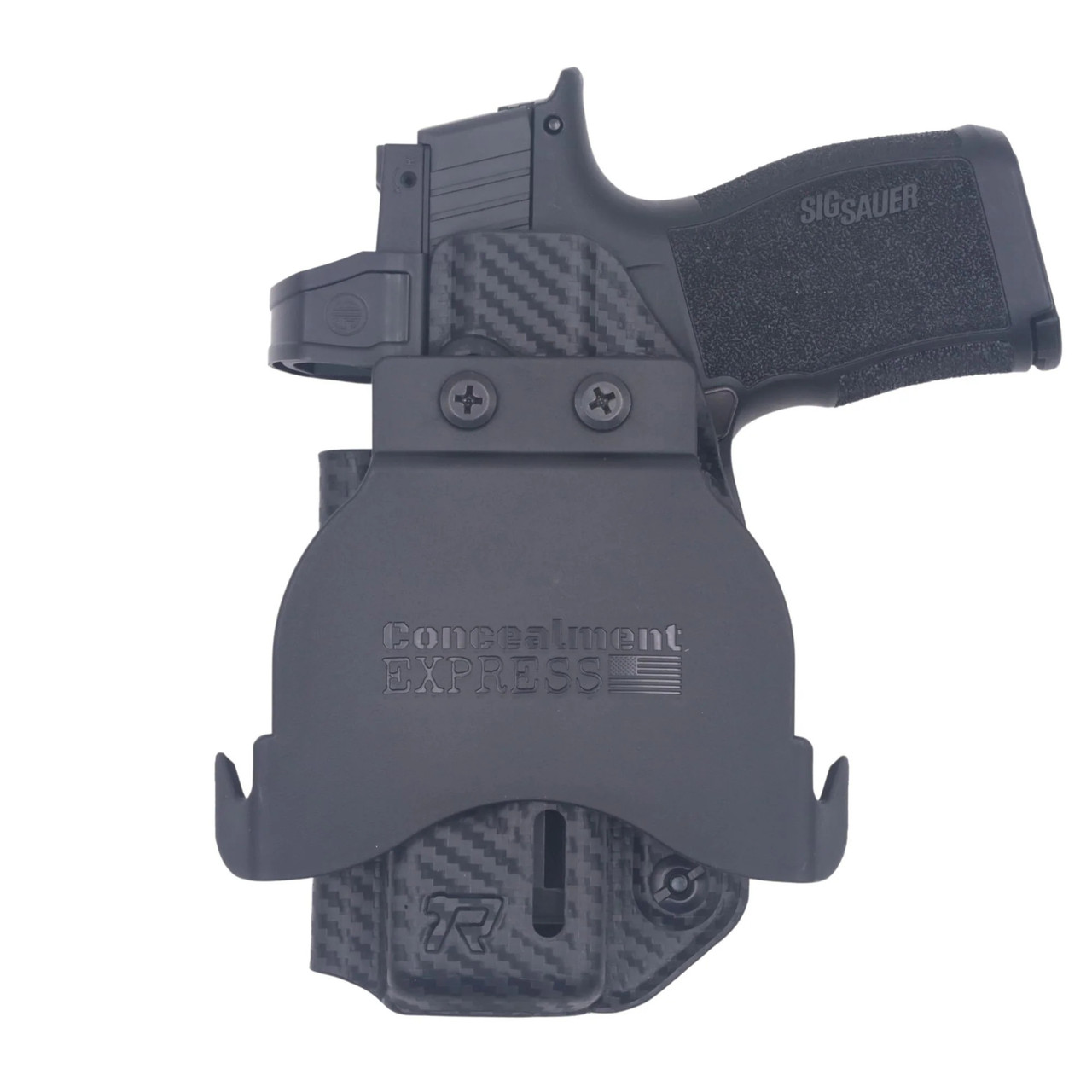 Rounded DRUID IWB / OWB Kydex Holster - Sig Sauer P365 XMacro
