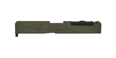 Grey Ghost Precision GGP-19 Stripped Slide for Glock 19 Gen 5 - Version 5 - OD Green Grey Ghost Precision GGP-19 Stripped Slide for Glock 19 Gen 5 - Version 5 - OD Green