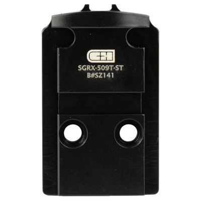 CHPWS Red Dot Optic Adapter Plate - Sig P320 RX / Pro Series / AXG to Holosun 509T CHPWS Red Dot Optic Adapter Plate - Sig P320 RX / Pro Series / AXG to Holosun 509T