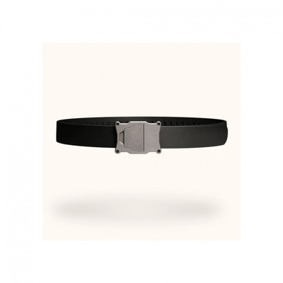 Shield Arms Apogee Belt by Boxer - Gray Buckle & Black Strap Shield Arms Apogee Belt by Boxer - Gray Buckle & Black Strap
