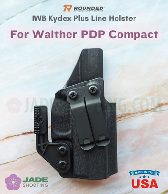 Rounded Plus Line IWB Kydex Holster - Walther PDP Compact Rounded Plus Line IWB Kydex Holster - Walther PDP Compact