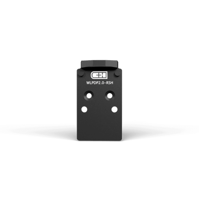 CHPWS Red Dot Optic Adapter Plate - Walther Defense PDP 2.0 to Trijicon RMR / SRO / Holosun 407C / 507C / 507Comp / 508T / C&H EDC-XL / COMP