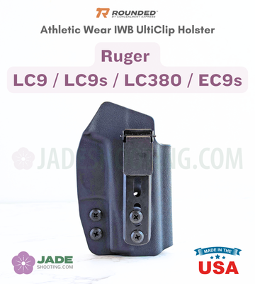 Rounded Athletic Wear UltiClip IWB Holster - Ruger LC9 / LC9s / LC380 / EC9s Rounded Athletic Wear UltiClip IWB Holster - Ruger LC9 / LC9s / LC380 / EC9s