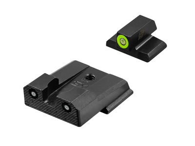 XS Sights R3D 2.0 Tritium Night Sights for HK P30, 45, 45C, & VP9 - Green Front